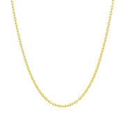 Bids.com 14k Yellow Gold Round Cable Link Chain 1.5mm Necklaces