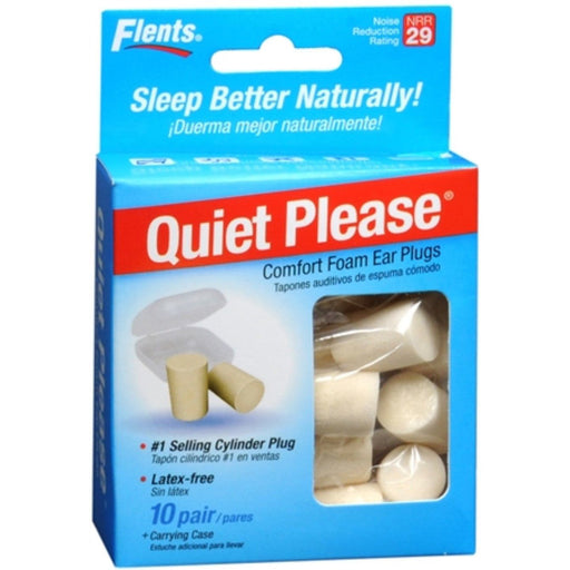 Flents Flents Quiet Please Foam Ear Plugs 10 Pairs Ear Care