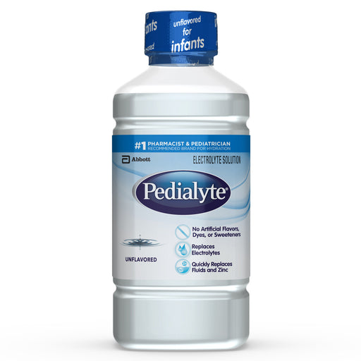 Pedialyte Pedialyte Electrolyte Solution Unflavored 8 Bottles 1 Liter Each Decorative Bottles