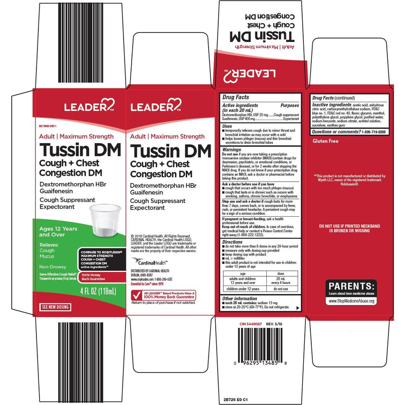 Ldr  Tussin Dm Lq 237Ml Rsp