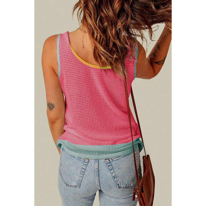 Scoop Neck Wide Strap Tank