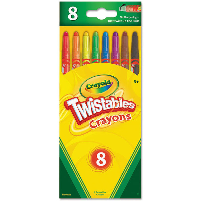 Crayola Crayola Twistable Crayons, Premium Traditional Colors Crayons Gold