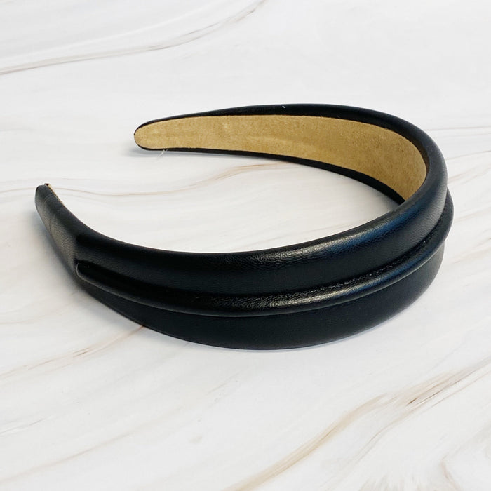 Classy Vegan Leather Headband