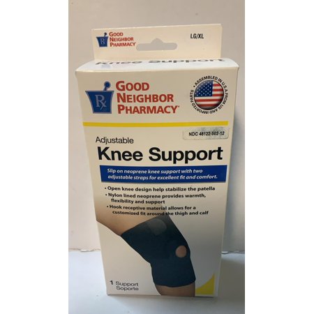 Good Neighbor Pharmacy Good Neighbor Pharmacy GNP Knee Support Open Patella Neoprene Black L/XL Medical