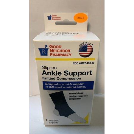 Good Neighbor Pharmacy Good Neighbor Pharmacy GNP Ankle Support Elastic Black, Small Elastic