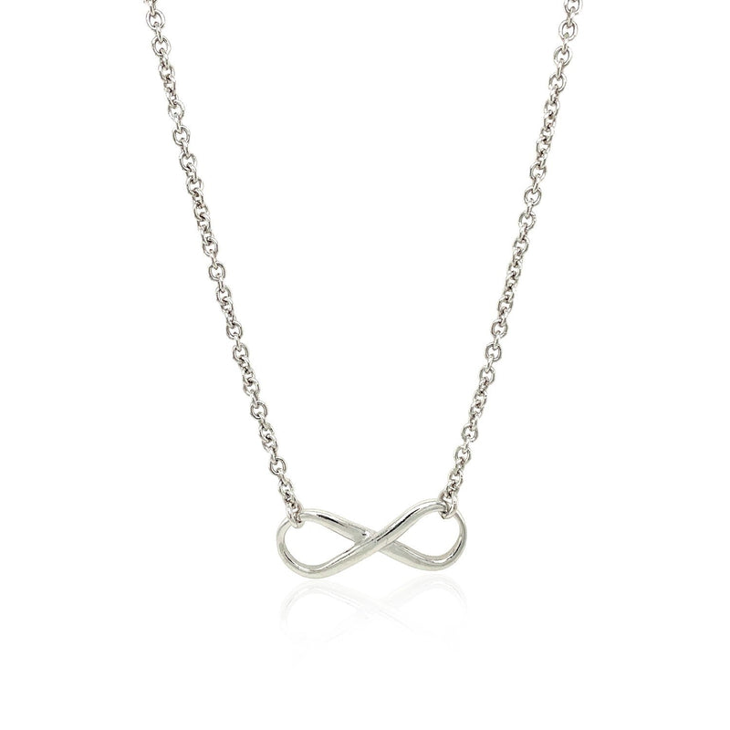 Bids.com Sterling Silver Infinity Symbol Necklace Necklaces