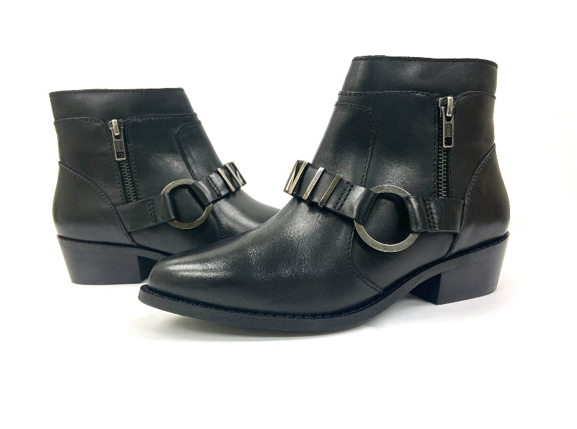 Amy Black Western Bootie