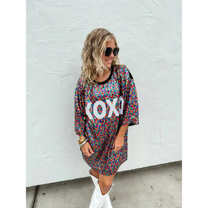 BLAKELEY | XOXO Sequin Top