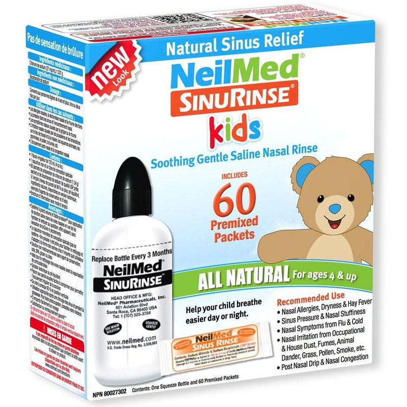 NeilMed NeilMed Sinus Rinse Kit Pediatric - 60 Premixed Packets Health Care