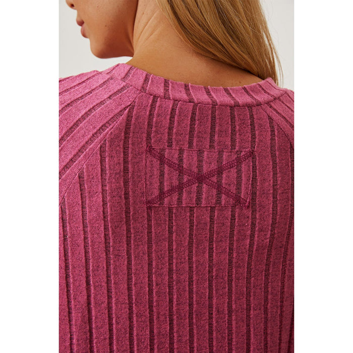 Basic Bae Ribbed Thumbhole Sleeve T-Shirt