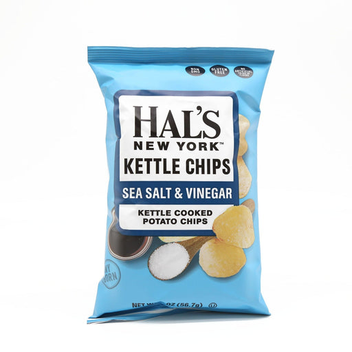 Hal's Hal's Sea Salt & Vinegar Kettle Chips Chips White Smoke
