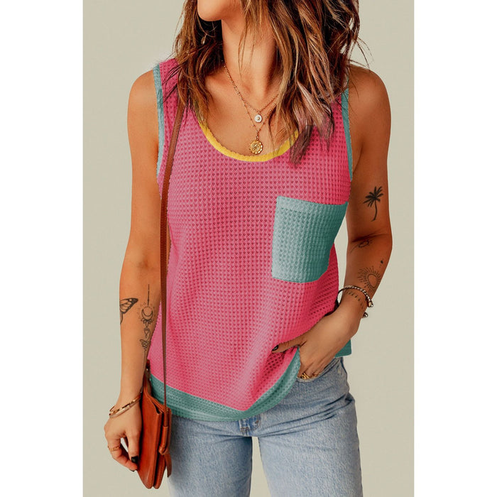 Scoop Neck Wide Strap Tank