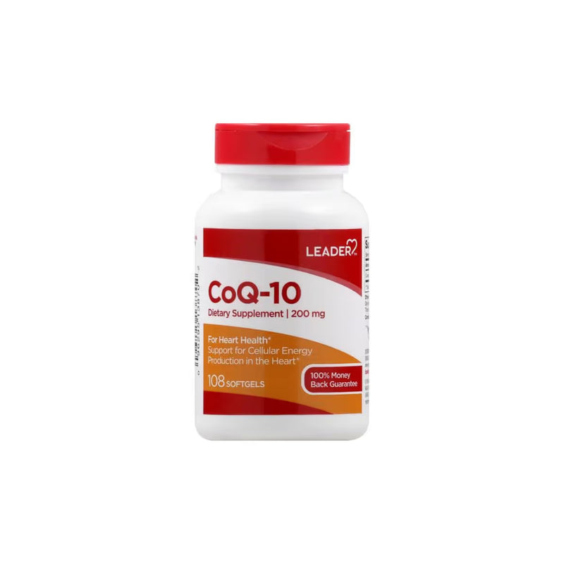 Leader LEADER# CO-ENZYME Q10 200MG SOFTGELS 108 CT Vitamins & Supplements