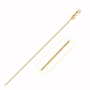 Bids.com 14k Yellow Gold Gourette Chain 1.0mm Necklaces