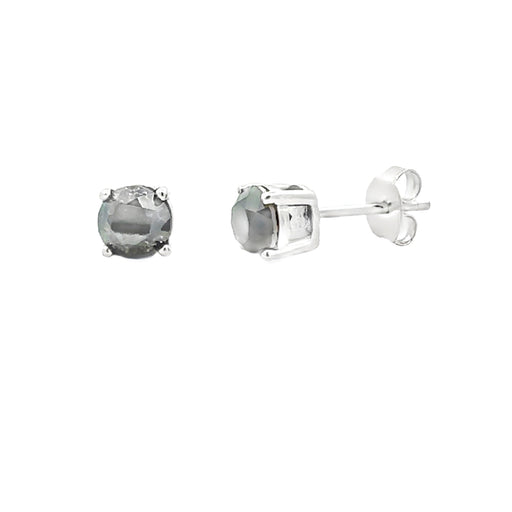 Bids.com 1.50ct Black Diamond Stud Earrings Sterling Silver Earrings