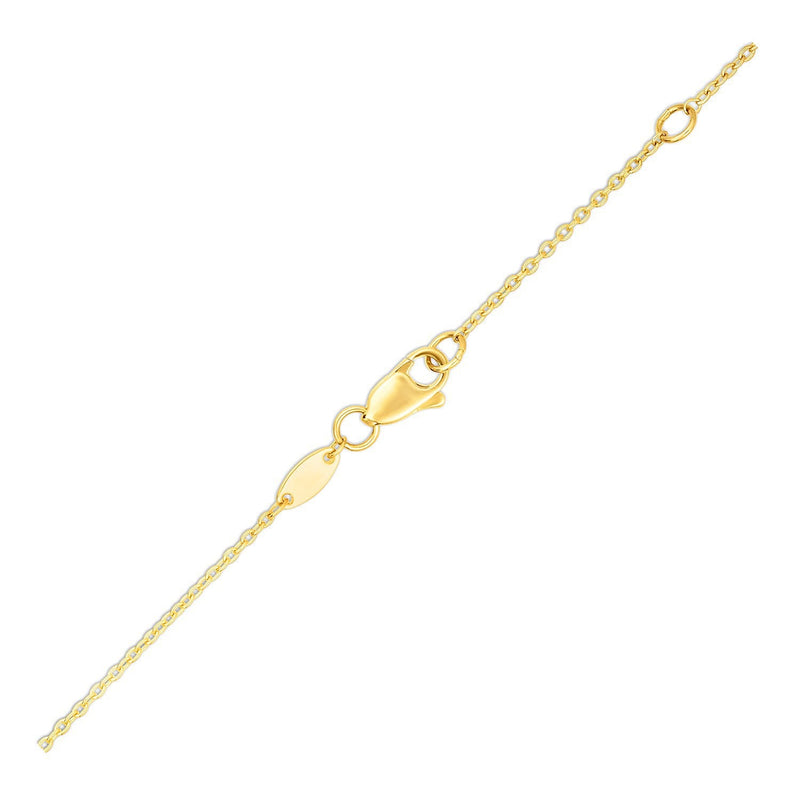 Bids.com 14k Yellow Gold Chain Necklace with Horizontal Arrow Pendant Necklaces