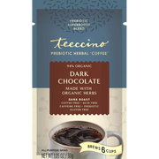 Teeccino Dark Chocolate Prebiotic SuperBoost Herbal Coffee Herbal Coffee