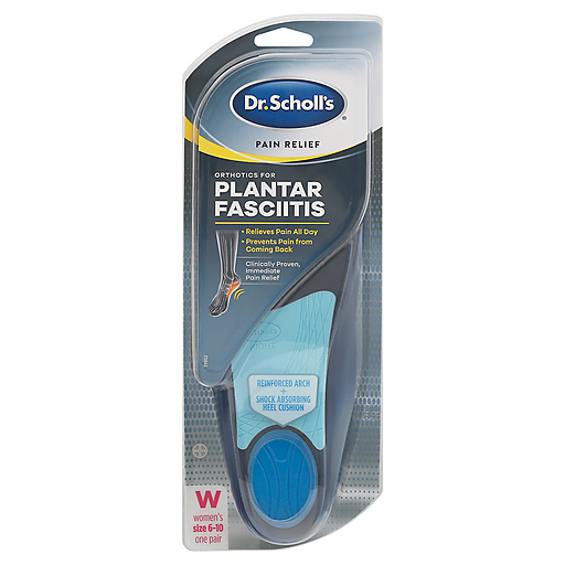 Dr. Scholl's Dr. Scholl's Women's Pain Relief Orthotics Size 6 To 10, 1 PR, For Plantar Fasciitis Personal Care
