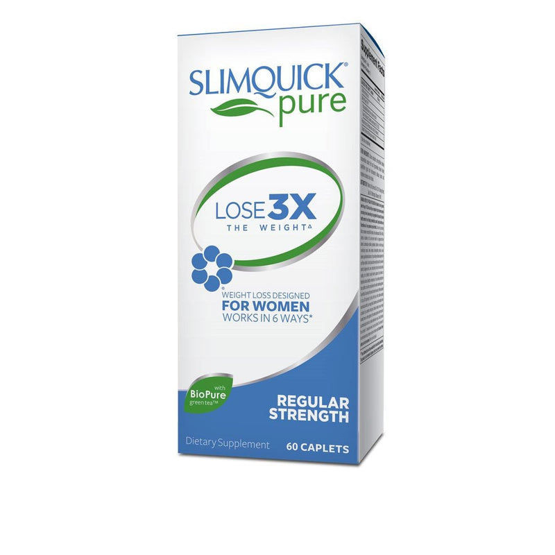 Slimquick Slimquick Pure Weight Loss For Women Regular Strength Caplets Vitamins & Supplements White Smoke