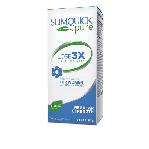 Slimquick Slimquick Pure Weight Loss For Women Regular Strength Caplets Vitamins & Supplements White Smoke
