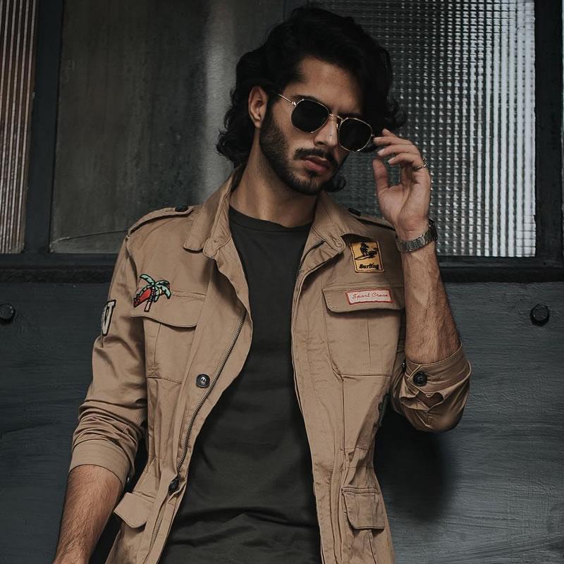 zeroUV Retro Dapper Indie Modern Flat Geometric Lens Sunglasses C518 Sunglasses