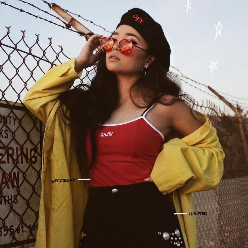 zeroUV Retro Fashion Round Color Tone Colors Flat Lens Sunglasses C437 Sunglasses