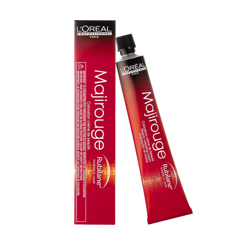L’Oreal Paris L’Oreal Paris Majirel Majirouge 6.60 Dark Intense Red Blonde Hair Color White Smoke