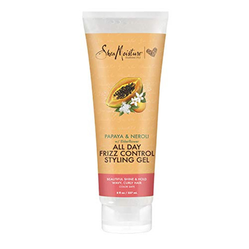 Shea Moisture Shea Moisture All Day Frizz Control Styling Gel Papaya & Neroli, 8 Fl Oz Hair Care