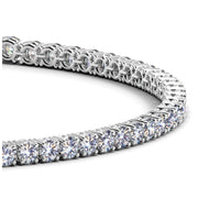 Bids.com Lab Grown Round Diamond Tennis Bracelet in 14k White Gold (3 cctw F/G  VS2/SI1) Bracelets