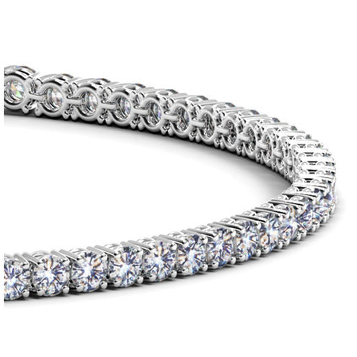 Bids.com Lab Grown Round Diamond Tennis Bracelet in 14k White Gold (3 cctw F/G  VS2/SI1) Bracelets