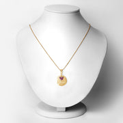 Bids.com 0.20 Carat Genuine Ruby .925 Sterling Silver Pendant Pendants