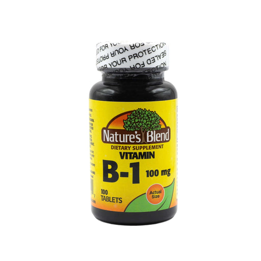 Nature's Blend Nature Blends Vitamin B-1 TB 100 mg, 100 Tablets Vitamins & Supplements