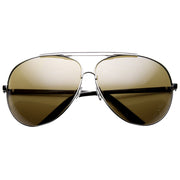 zeroUV Extra Large Metal Oversize Frame Aviator Sunglasses 1580 70mm Sunglasses