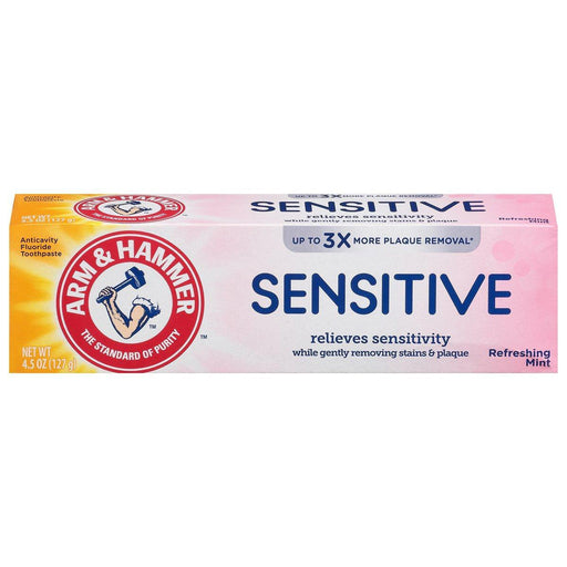 Arm & Hammer Arm & Hammer Sensitive Teeth Gums Toothpaste, Refreshing Mint Fluoride Toothpaste Toothpaste