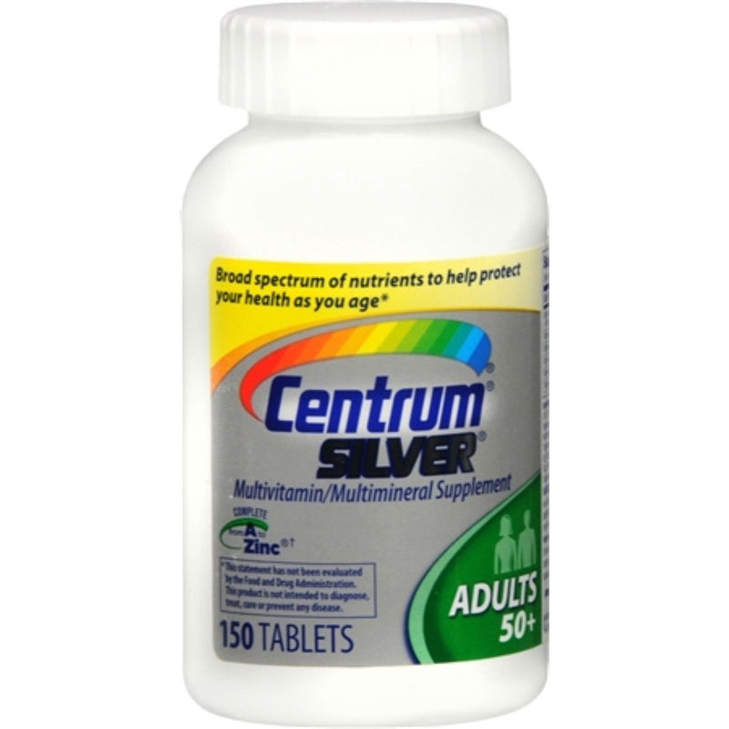 Centrum Centrum Silver Multivitamin For Adults 50 Plus, Multivitamin/Multimineral Supplement With Vitamin D3, B Vitamins, Calcium And Antioxidants, Gluten Free, Non-GMO Ingredients Vitamins & Supplements
