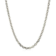 Bids.com 14k White Gold Diamond Cut Cable Link Chain (2.90 mm) Necklaces