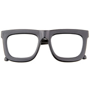 zeroUV Hipster Flat Front Square Horned Rim Mirror Lens Sunglasses A143 Sunglasses