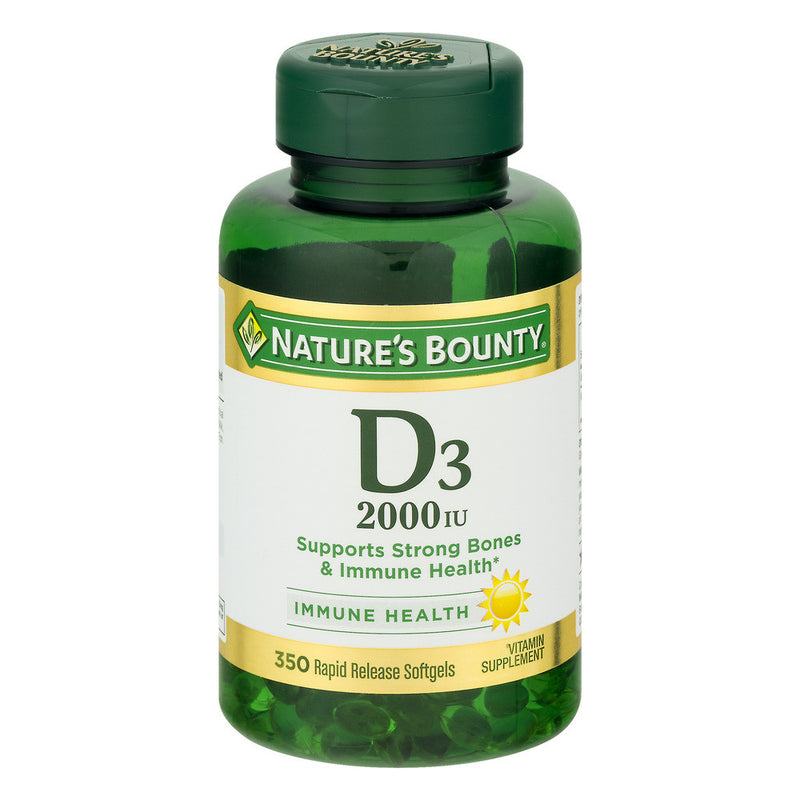 Nature's Bounty Nature's Bounty Vitamin D3, 50 Mcg, Rapid Release Softgels Vitamins & Supplements