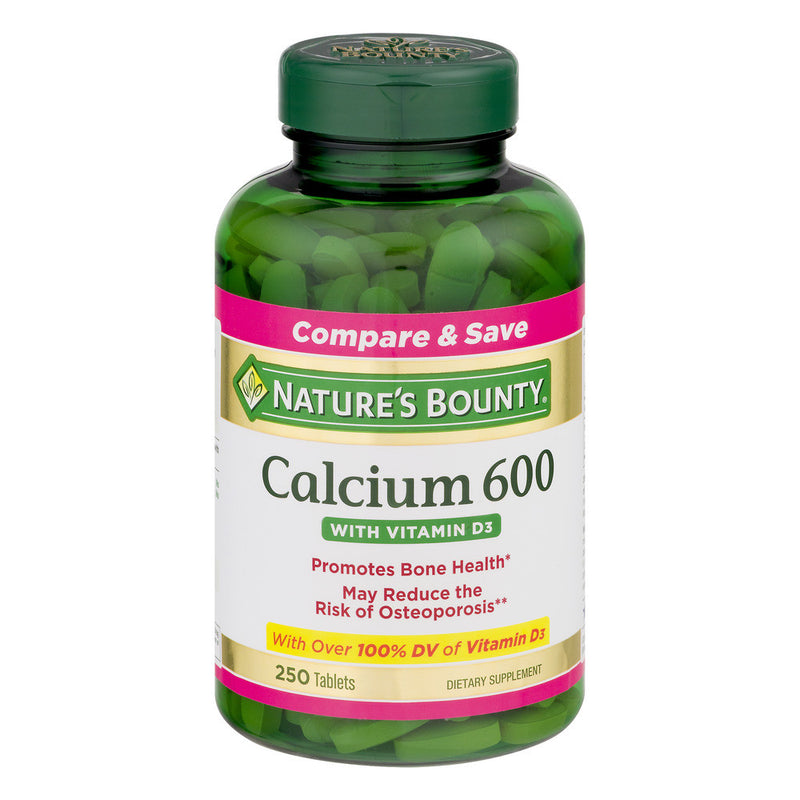 Nature's Bounty Nature's Bounty Calcium 600, With Vitamin D3, Tablets Vitamins & Supplements White Smoke