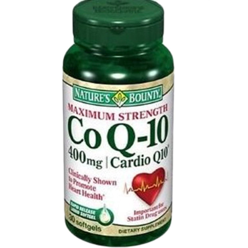 Nature's Bounty Nature's Bounty CoQ10 400mg, Maximum Strength Heart Health Support, 39 Rapid Release Softgels Vitamins & Supplements