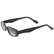 zeroUV Retro 1990's Thin Rectangle Fashion Sunglasses C547 Sunglasses