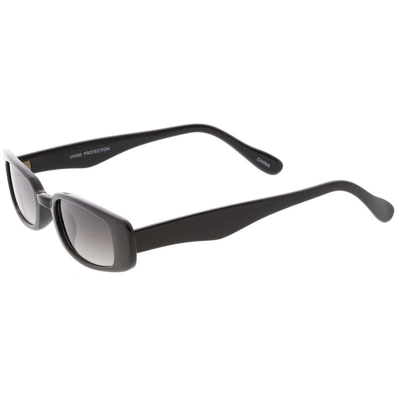 zeroUV Retro 1990's Thin Rectangle Fashion Sunglasses C547 Sunglasses