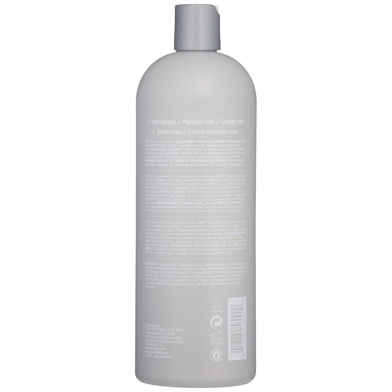 Mill's Beauty Supply Abba Recovery Treatment Conditioner Hair Conditioner