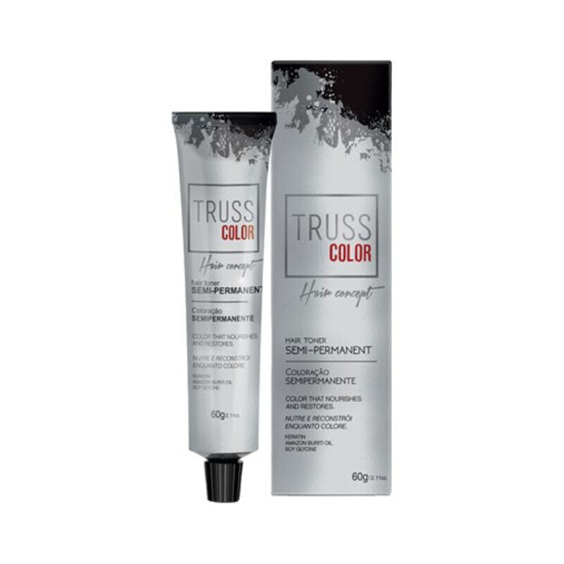 VIP Extensions Truss Semi-Permanent Hair Color 7.0 Medium Blonde Semi-Permanent Hair Color White Smoke
