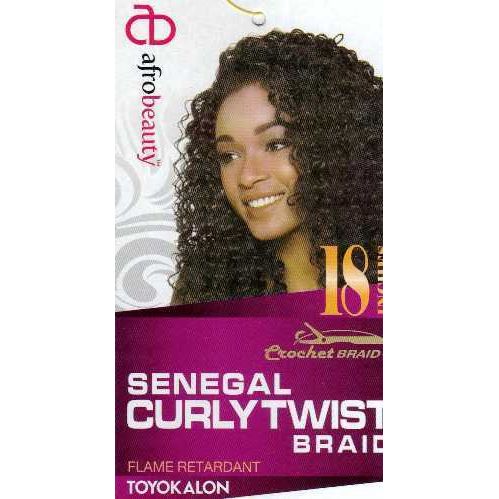 Mill's Beauty Supply AfroBeauty Collection - Senegal Curly Twist Braid, 18 in Synthetic Hair Crochet