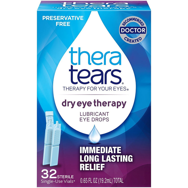 Thera Tears Thera Tears Lubricant Eye Drops With Twist-top 32 Vials Eye Drops