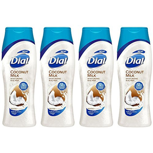 Dial Dial Coconut Milk Moisturizing Body Wash 16 Fl. Oz. Bottle Body Wash White Smoke
