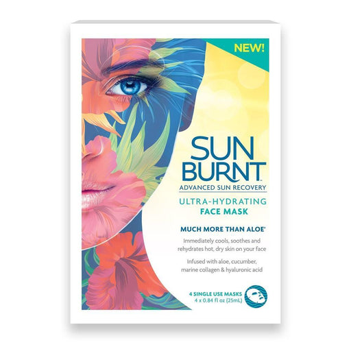 SunBurnt SunBurnt Ultra-Hydrating Face Mask - 4ct/0.84 Fl Oz First Aid