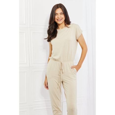 Culture Code Comfy Days Boat Neck Jumpsuit