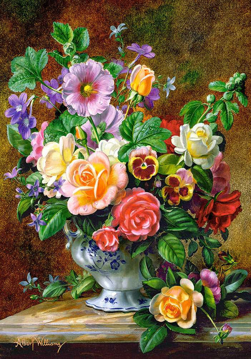 500 Piece Jigsaw Puzzle, Flowers in a Vase